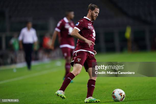 Cristian Ansaldi of Torino FC in action during the Serie A match between Torino Fc and As Roma. As Roma wins 3-2 over Torino Fc.