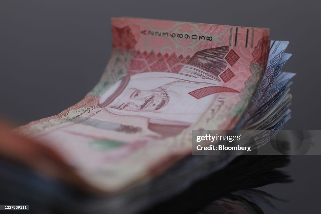 Saudi Arabian Riyal Currency With Economy Laid Bare By Virus