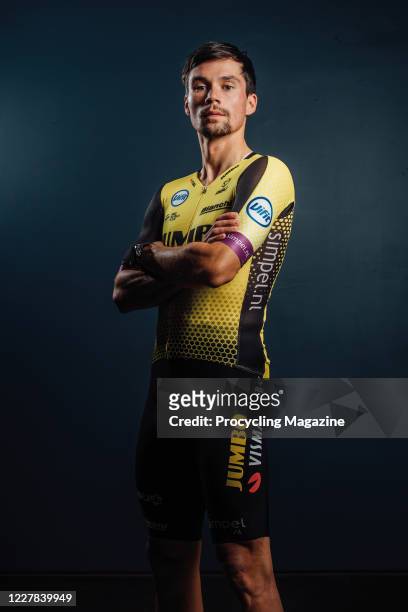 Portrait of Slovenian professional road race cyclist Primoz Roglic, photographed at The Duke hotel in Nistelrode, the Netherlands, on October 24,...