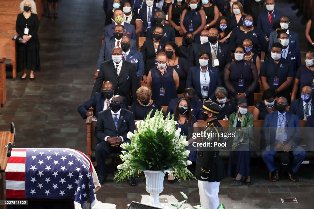 Funeral Held For Rep. John Lewis At Atlanta's Ebenezer Baptist Church