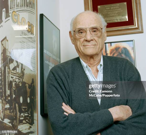 Arthur Miller , American playwright, circa July 2003. Miller was one of the best-known playwrights of the 20th century. Some of his notable works...