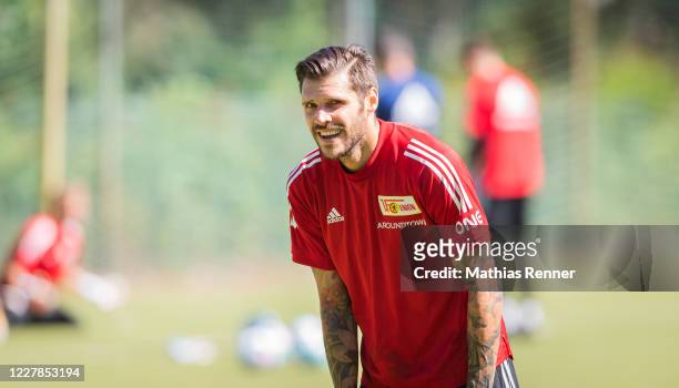 Christopher Trimmel of 1 FC. Union Berlin during the training session on July 31, 2020 in Berlin, Germany.