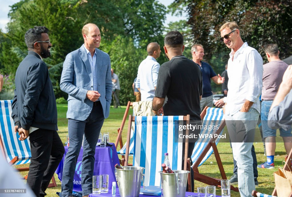 Duke of Cambridge Hosts Outdoor Screening Of The FA Cup Final