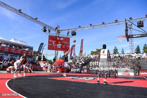 Jules RAMBAUT of Paris Next Generation during the French Open 3x3 on August 1, 2020 in Nantes, France.