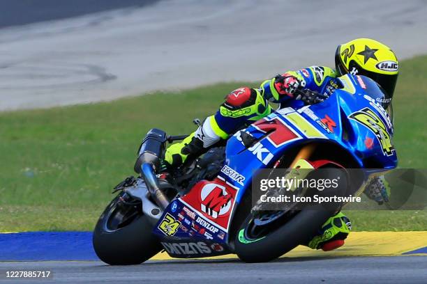 Toni Elias during HONOS Superbike Race 2 of the MotoAmerica SuperBikes at Atlanta on August 02, 2020 at Michelin Raceway Road Atlanta in Braselton,...