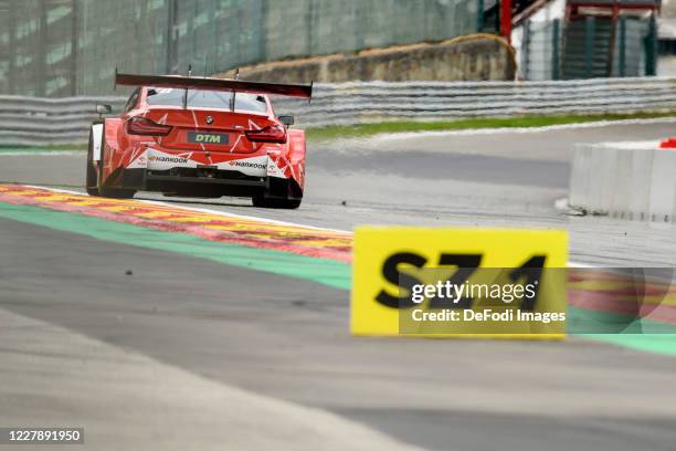 Robert Kubica of Poland for the Team Art Grand Prix drives his BMW M4 DTM during the DTM race 2 at Circuit de Spa-Francorchamps on August 2, 2020 in...