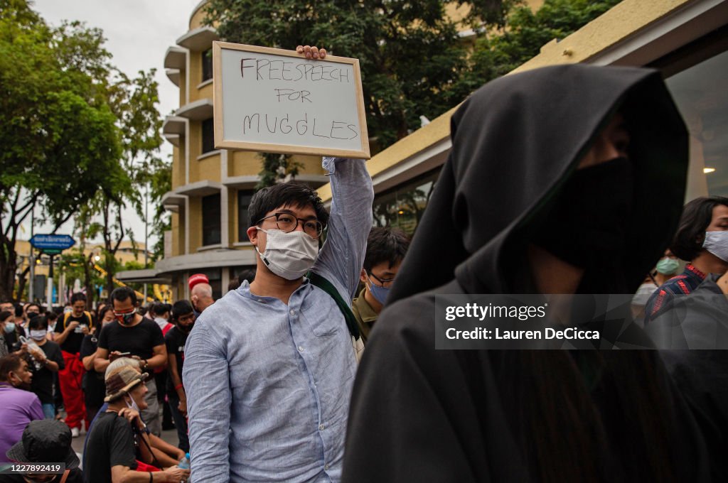 Anti-Government Protests In Bangkok Amid The Coronavirus Pandemic
