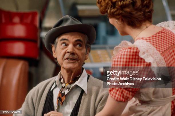 Eddie Guillen, Fannie Flagg appearing in the ABC tv movie 'Home Cookin''.
