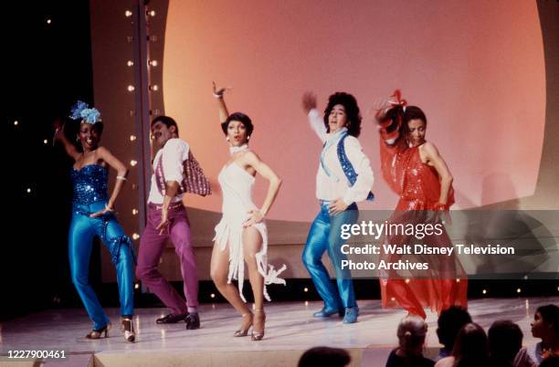 Lola Falana and dancers performing on the ABC tv special 'The Television Annual 1978/79'.