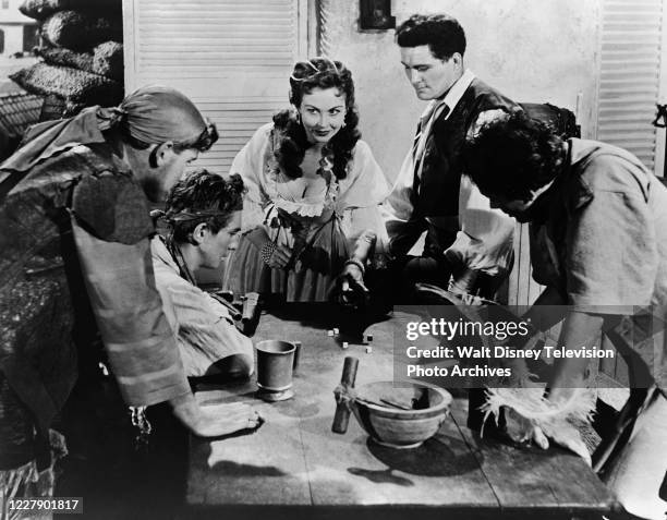 Falmouth, United Kingdom Hazel Court, Robert Shaw appearing on the ABC tv series 'The Buccaneers'.