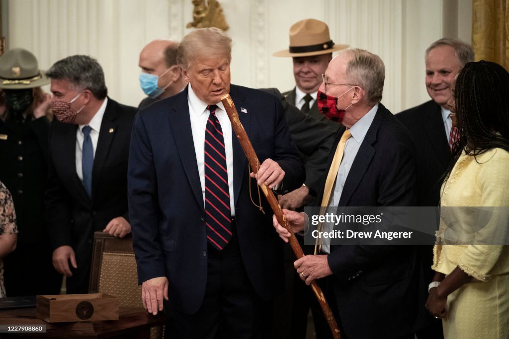 President Trump Holds Signing Ceremony For Great American Outdoors Act