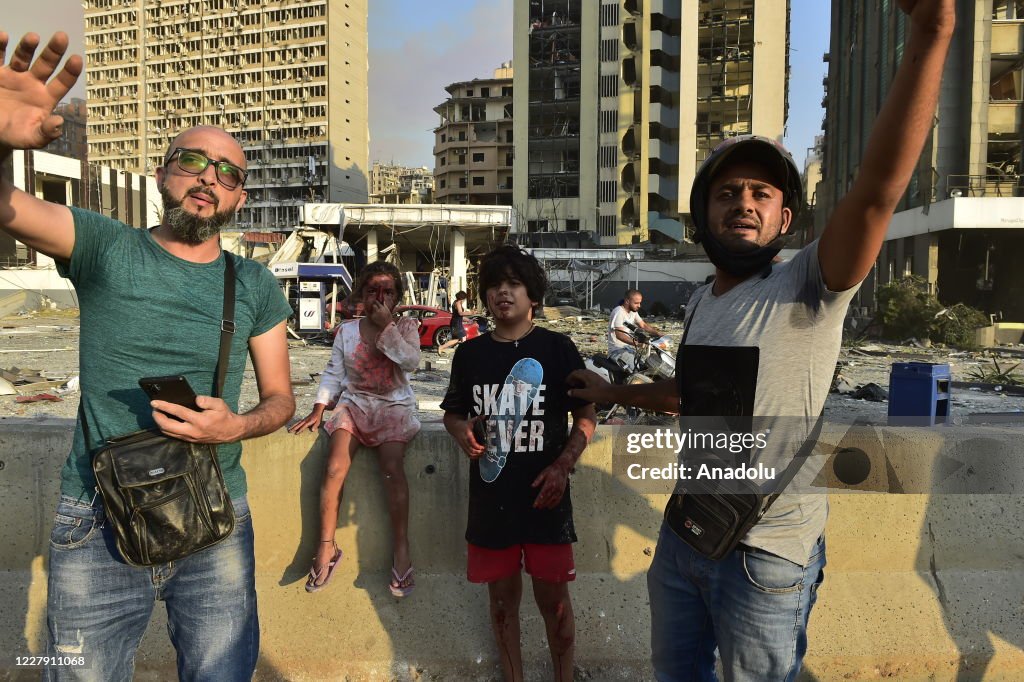 Massive explosions in Beirut, Lebanon