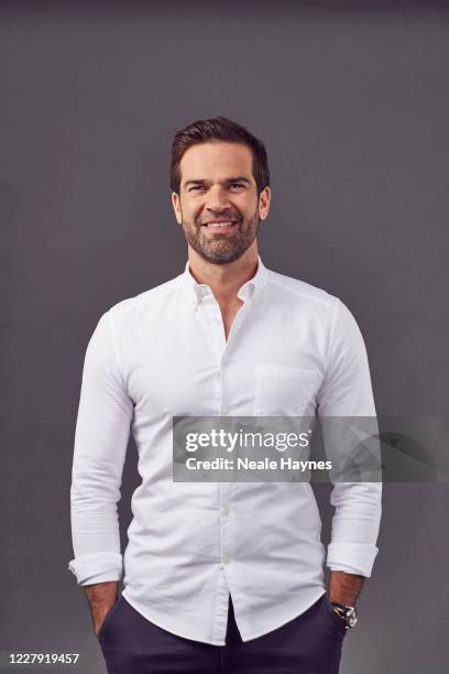 Tv presenter Gethin Jones is photographed for the Daily Mail on June 9, 2020 in London, England.