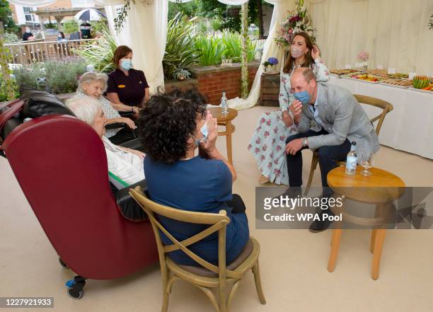 Prince William, Duke of Cambridge and Catherine, Duchess of Cambridge react as they were told they aren't good at online bingo by resident Joan Drew...