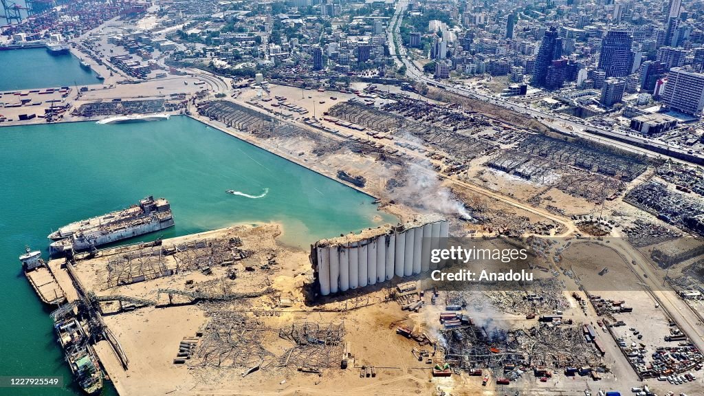 Massive explosion at Beirut Port