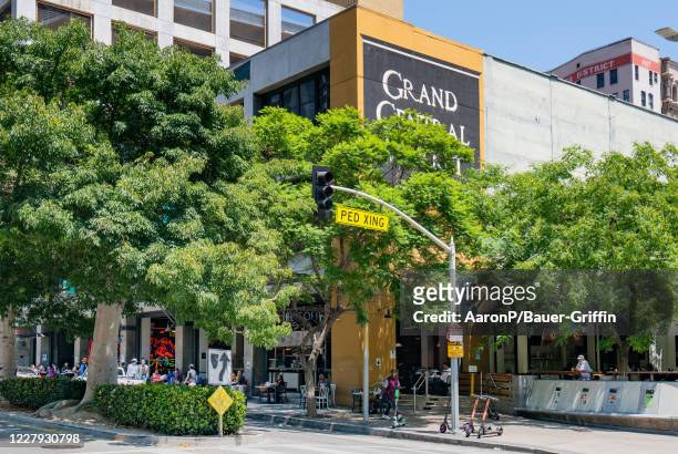 General view of Grand Central Market on August 05, 2020 in Los Angeles, California.