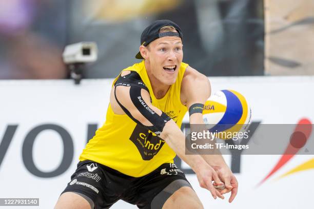 Philipp-Arne Bergmann during a group match of qualification for the German Championships 2020 on July 25, 2020 in Duesseldorf, Germany.