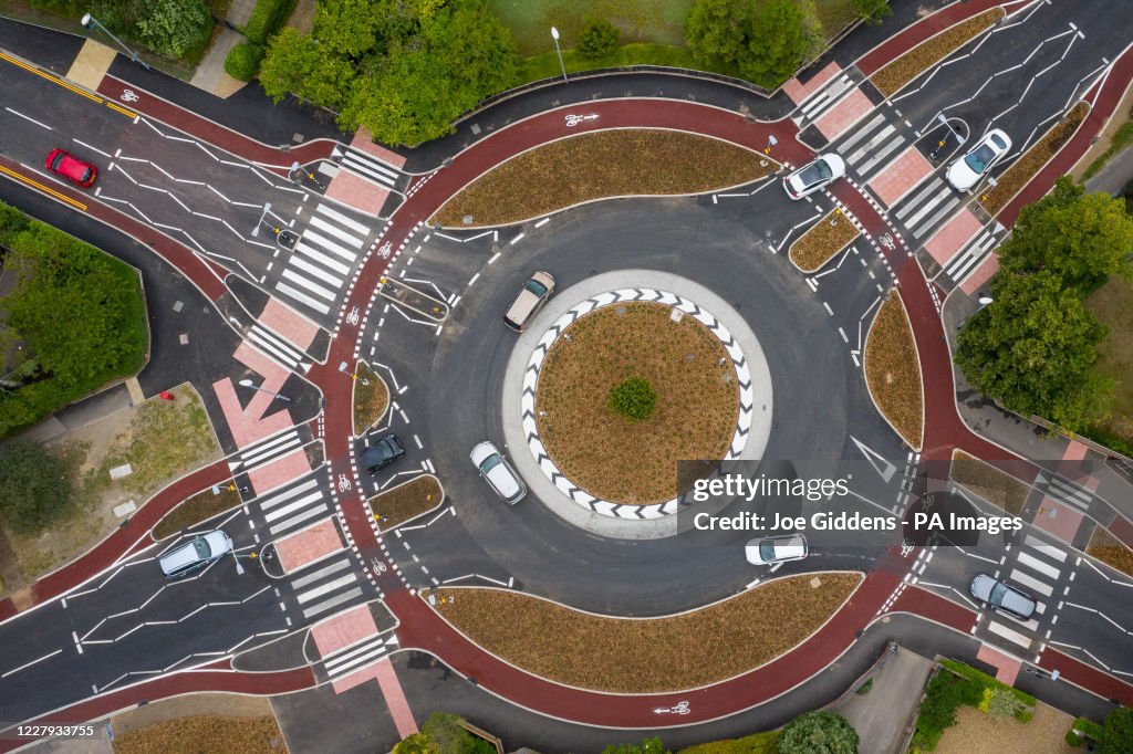UK's first Dutch style roundabout in Cambridge