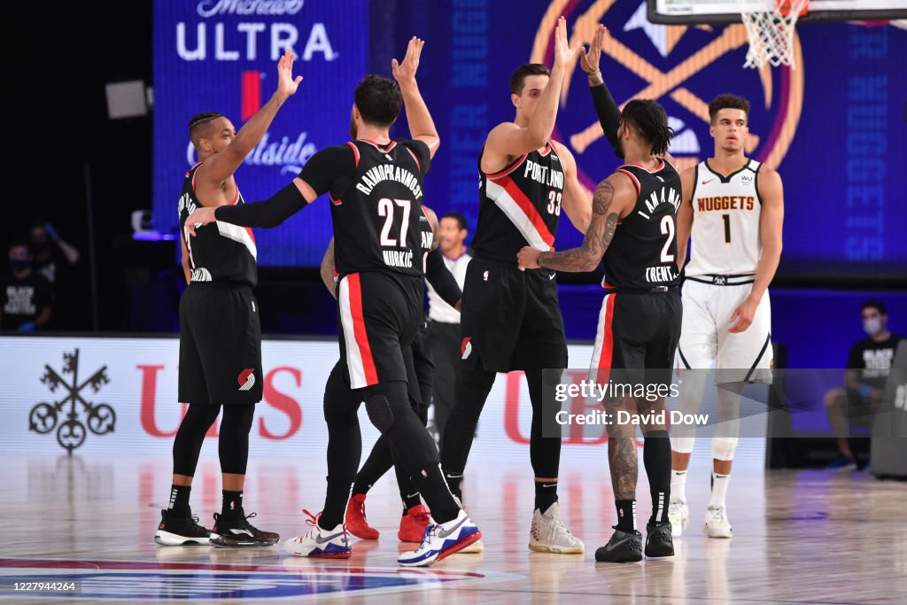 Portland Trail Blazers v Denver Nuggets