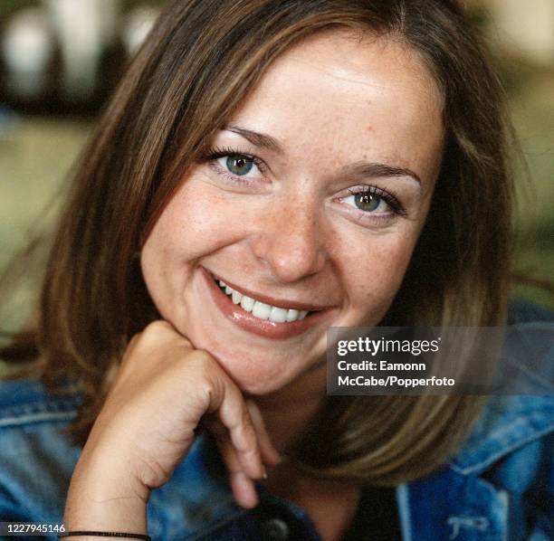 Julia Sawalha, English actress, 21st August 2001.