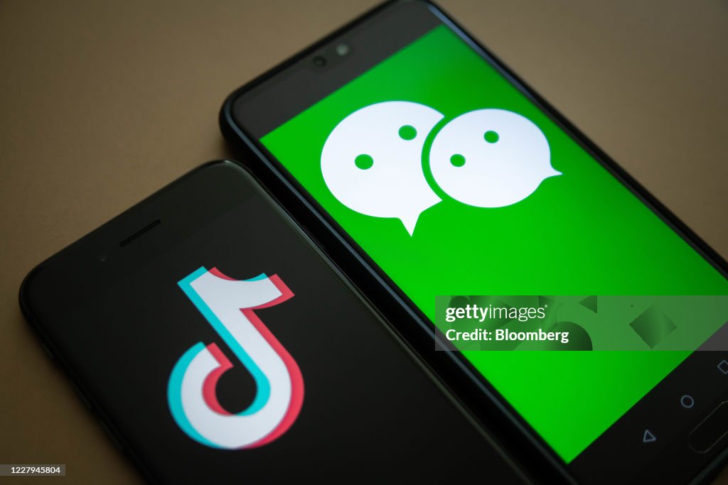 Trump Widens China Tech Attack, Banning Tencent's WeChat, TikTok