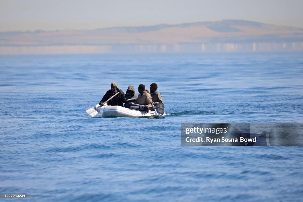 Migrants Attempt To Cross English Channel From France