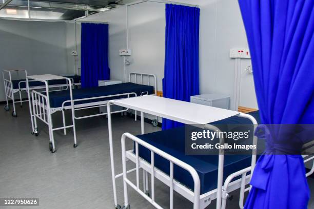 Quarantine Ward Room during the Minister of Health, Dr Zweli Mkhize visit to Clairwood Hospital ahead of the expected peak in the Province on August...