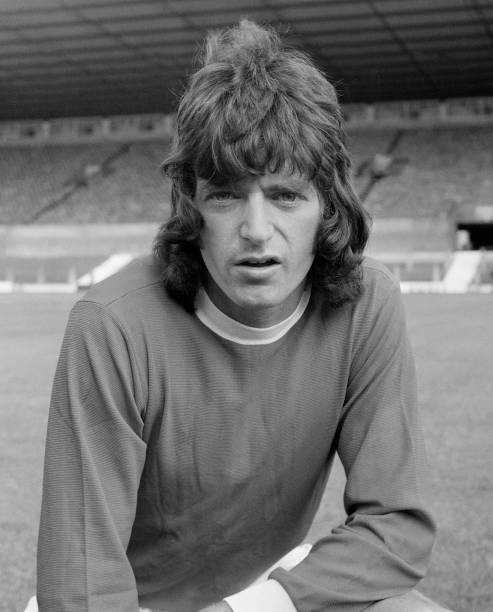 Willie Morgan of Manchester United at Old Trafford in Manchester, England, circa August 1971.