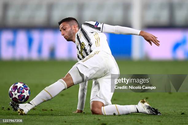 Rodrigo Bentancur of Juventus FC in action during the UEFA Champions League round of 16 second leg football match between Juventus FC and Olympique...