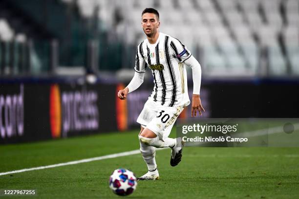 Rodrigo Bentancur of Juventus FC in action during the UEFA Champions League round of 16 second leg football match between Juventus FC and Olympique...