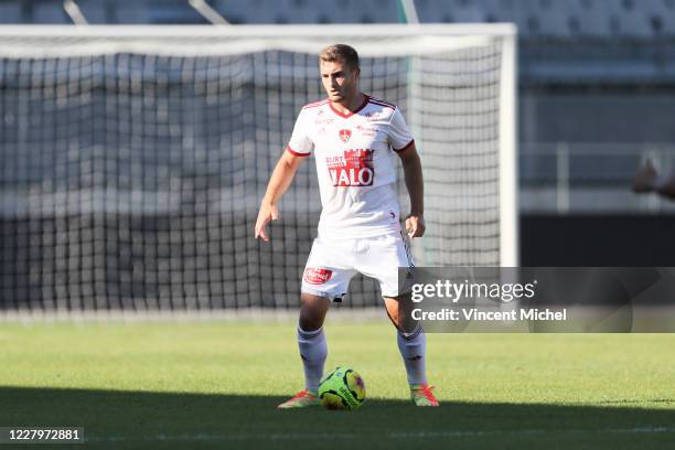 Brendan Chardonnet of Brest during the friendly match between Rennes and Brest on August 8, 2020 in Rennes, France.