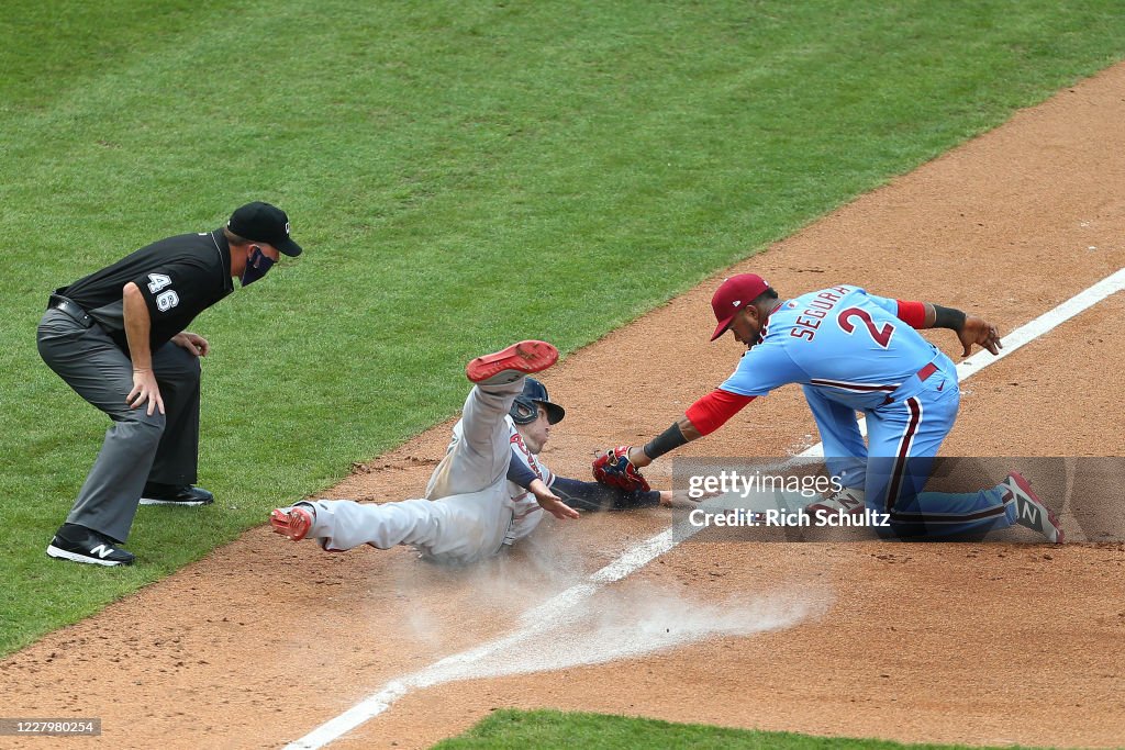 Atlanta Braves v Philadelphia Phillies - Game One