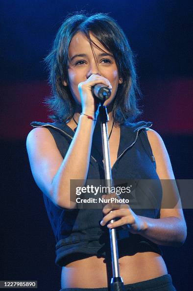 Alizea French Singer Alizee performs on the stage during an Asia Promotion ...