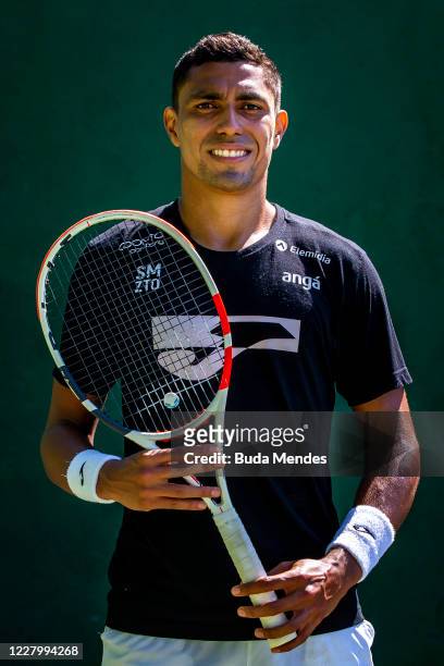 Uitmaken Tablet lont 101点のThiago Monteiro Tennis Playerのストックフォト - Getty Images