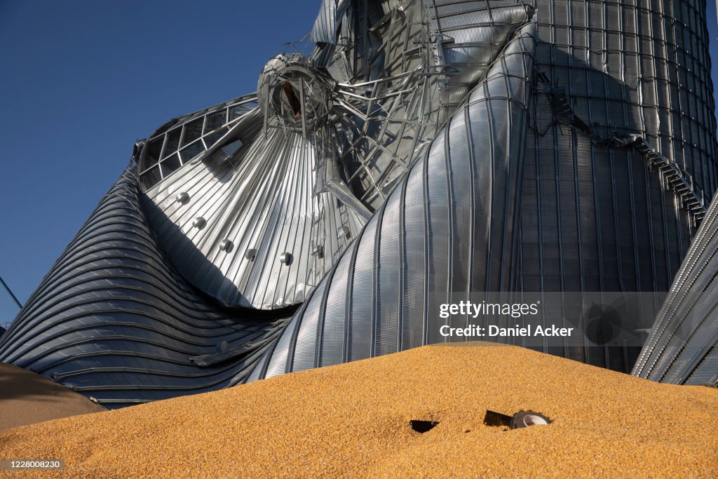 Powerful Derecho Causes Widespread Damage Across Iowa Farmland
