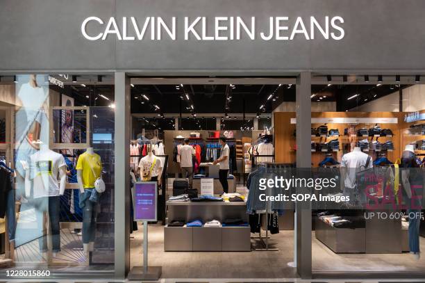 American multinational fashion brand Calvin Klein Jeans store in Hong...  News Photo - Getty Images