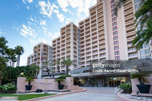 General view of the InterContinental Century City hotel on August 12, 2020 in Century City, California.