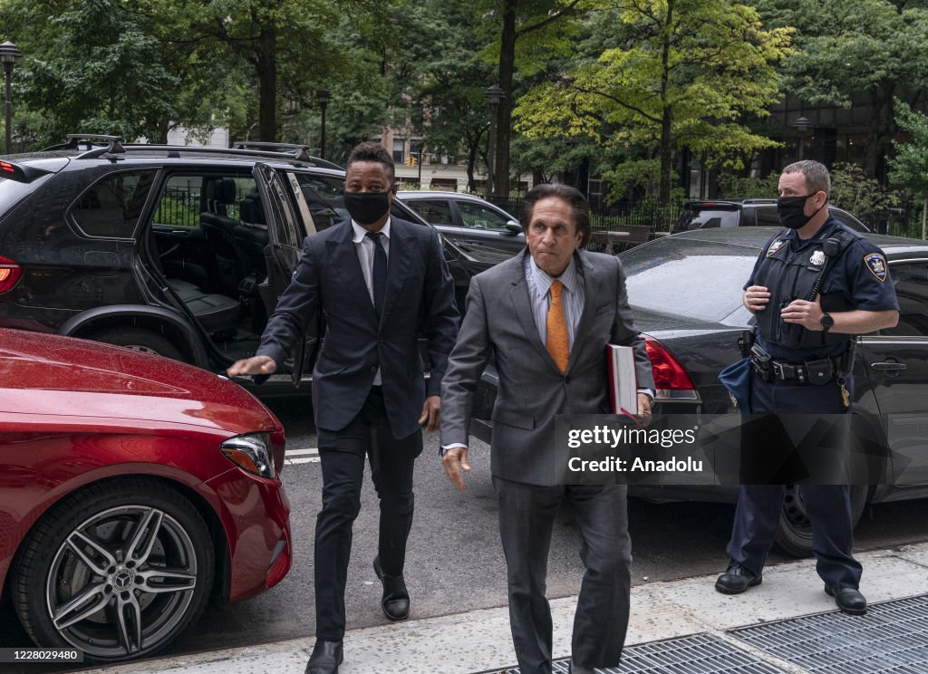 Cuba Gooding Jr. arrives to Criminal Court
