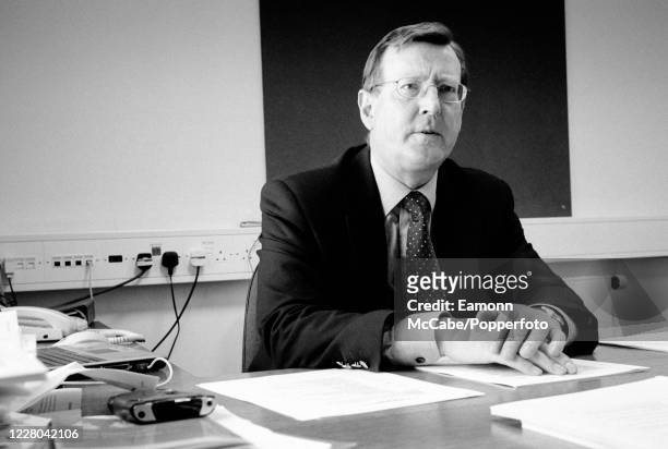 David Trimble, Northern Ireland politician, 17th July 2002.