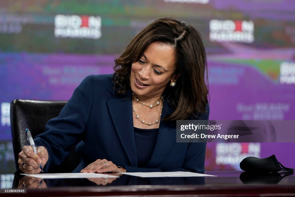 Presidential Candidate Joe Biden And Running Mate Kamala Harris Hold Campaign Event In Delaware