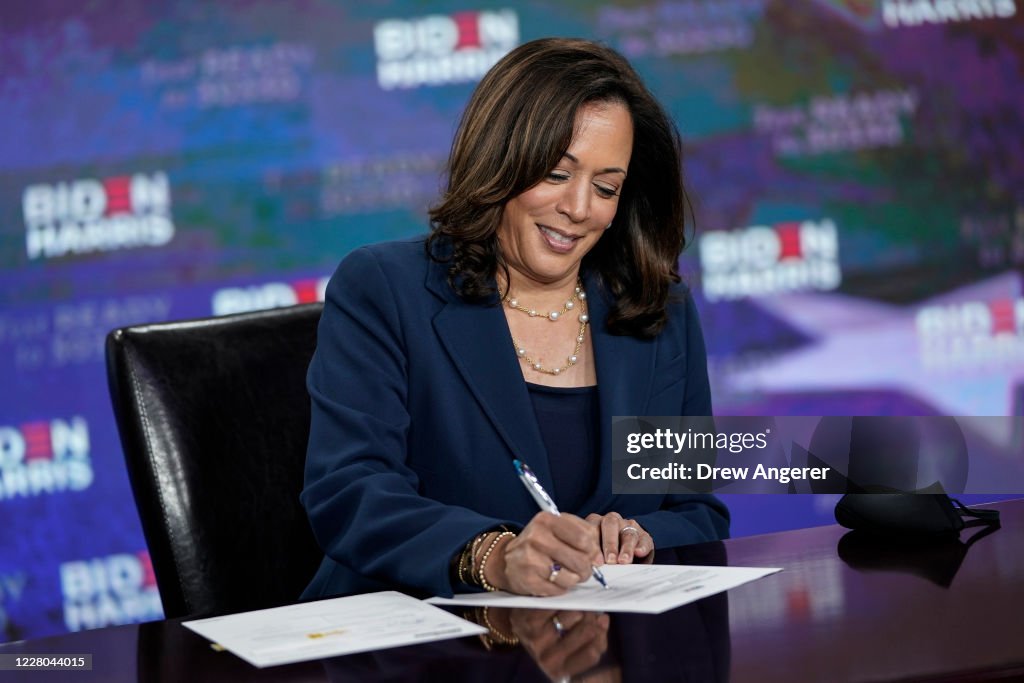 Presidential Candidate Joe Biden And Running Mate Kamala Harris Hold Campaign Event In Delaware