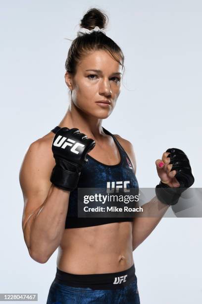 Felice Herrig poses for a portrait during a UFC photo session on August 13, 2020 in Las Vegas, Nevada.