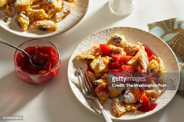 Essential recipe: Kaiserschmarrn photographed for Voraciously in Arlington, Virginia on July 28, 2020.