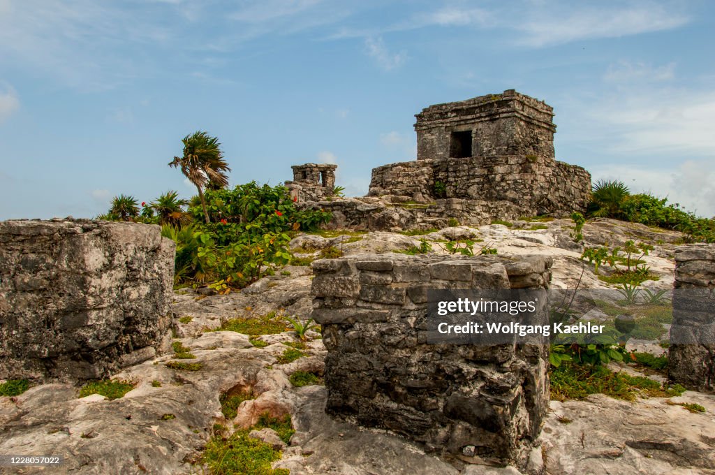 View of the Templo del Dios del Viento (Temple of the God of...