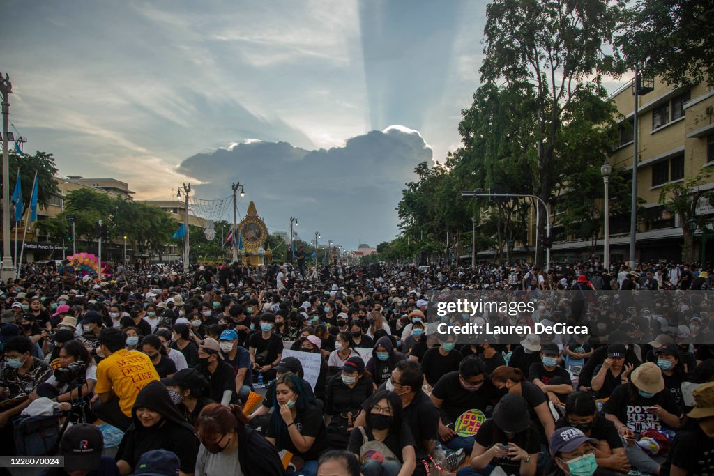 Anti-Government Protests Continue In Bangkok Amid The Coronavirus Pandemic