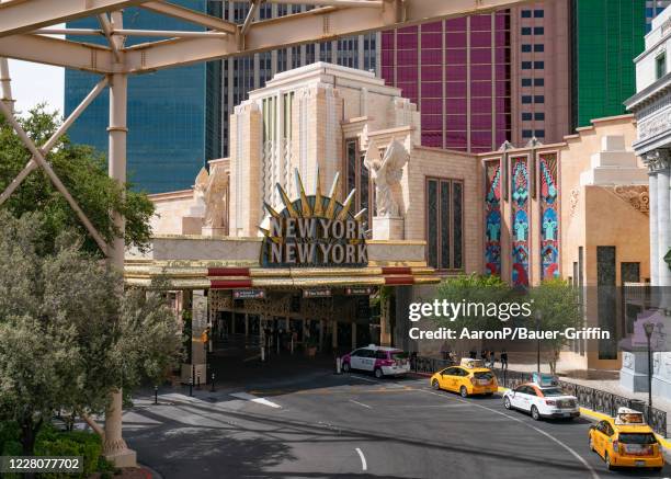 General views of the New York-New York Hotel & Casino on August 16, 2020 in Las Vegas, Nevada.