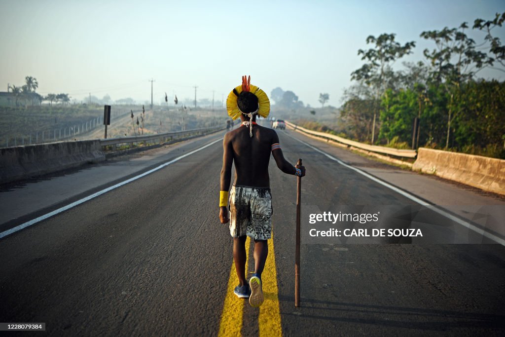 BRAZIL-ENVIRONMENT-INDIGENOUS-HEALTH-VIRUS-PROTEST
