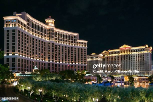 General views of the Bellagio Hotel and Casino on August 17, 2020 in Las Vegas, Nevada.