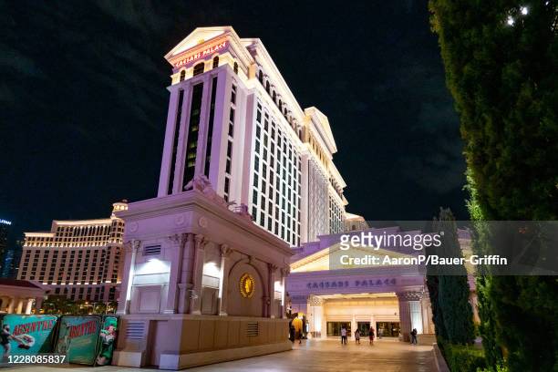 General views of Caesars Palace hotel and casino on August 17, 2020 in Las Vegas, Nevada.