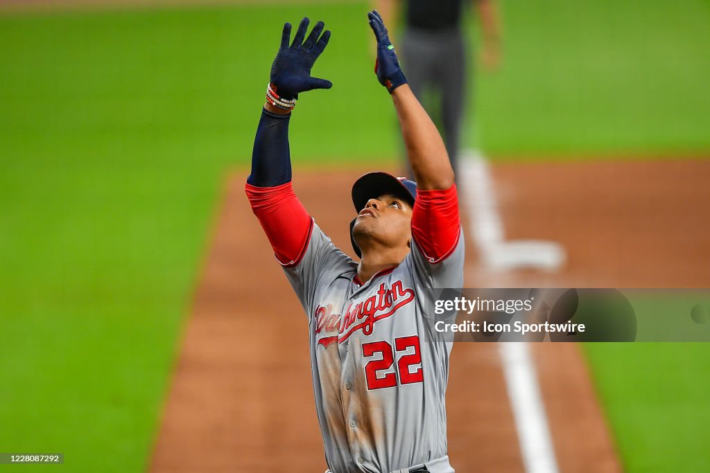 MLB: AUG 17 Nationals at Braves